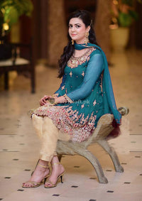 STYLE LOFT.PK Aliza Waqar Embroidered Chiffon Collection 2019 Unstitched 3 Piece