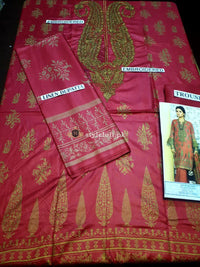 STYLE LOFT.PK Alkaram Studio Festive Linen Collection Unstitched 3PC Suit FC-5A