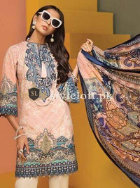 STYLE LOFT.PK Anaya By Kiran Chaudhry Embroidered Lawn Unstitched 3 Piece Suit AKC19VL 08 ANGELINA - Spring / Summer Collection