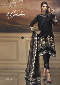 Anaya Chiffon Wedding Collection 2018-Ebony Garden