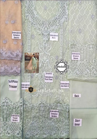 Anaya Chiffon Wedding Edit Collection 2018-Mint Melba