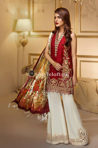 Anaya Festive Lawn Embroidered Collection 3Pc Suit AN-6F