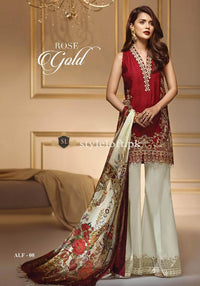 Anaya Festive Lawn Embroidered Collection 3Pc Suit AN-6F