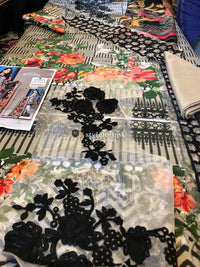 Anaya Linen 3Piece with Chiffon Dupatta AN-Dark-Fantasy