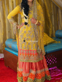 Anus Abrar Embroidered Bridal Lehnga Dress 2018