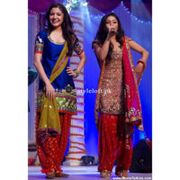 Anushka Sharma Movie Premier Spotted Punjabi Dress