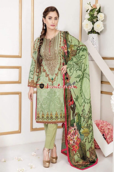 STYLE LOFT.PK Arena Winter Best Seller Embroidered Unstitched 3PC Suit K1901