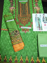 STYLE LOFT.PK Arena Winter Best Seller Embroidered Unstitched 3PC Suit K1901