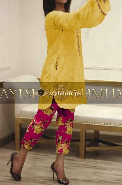 STYLE LOFT.PK Ayesha Ahmed Embroidered Lawn Collection 2019 2Pc Suit