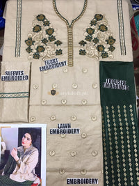 Ayesha Omar Spotted Lawn Embroidered 2Piece Dress 2019