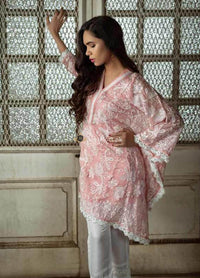 Azure Lawn Embroidered 2Pc Suit Subtle-Mist