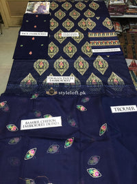 Bareeze Embroidered Unstitched 3 Piece Lawn Suit - Luxury Collection