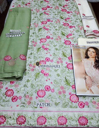 STYLE LOFT.PK Bareeze Lawn 3Pc Suit with Chiffon Embroidery Dupatta