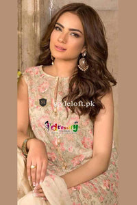 STYLE LOFT.PK Bareeze Lawn 3Pc Suit with Chiffon Embroidery Dupatta