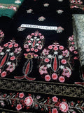 Bareeze New Arrivals Velvet Embroidered 3Piece Dress