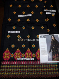 Bareeze Winter 2Piece Black Dress