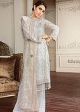 Baroque Embroidered Chiffon Unstitched 3 Piece Suit BQC-02 Perles - Luxury Collection