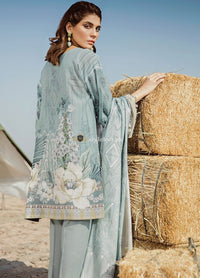 Baroque Embroidered Lawn Unstitched 3Pc Suit BQ18K Subtle Luxe