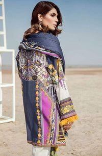 Baroque Embroidered Lawn Unstitched 3Pc Suit Graphic Marvel-05