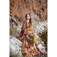 Baroque Fuchsia Linen 3Piece 03-Sweet Lullaby