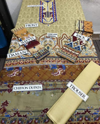 Baroque Lawn Collection 2019 Embroidered 3Pc BR-1801