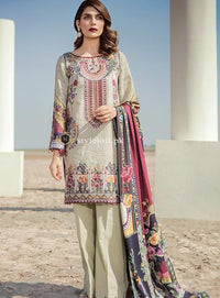 Baroque Lawn Unstitched Embroidered 3Pc Dress 09 - Eastern Impression