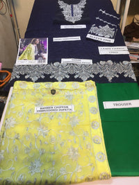 Beautiful outfit by Sanober Azfar Embroidered Lawn Unstitched 3Pc Dress