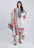 STYLE LOFT.PK Bonanza Satrangi Embroidered Lawn Unstitched 3 Piece Suit AS193P-060A Silver Lining - Spring / Summer Collection