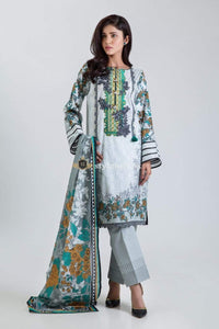 STYLE LOFT.PK Bonanza Satrangi Lawn Collection 2019 3Piece Suit Oak Wood-B