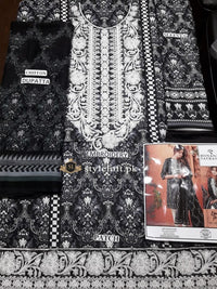 Bonanza Satrangi Linen 3Piece 12-A-Black