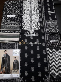 Bonanza Satrangi Linen Arctic Night 183P-70-Black