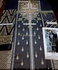 STYLE LOFT.PK Buy Sana Safinaz Kurnool Linen Unstitched 3PC Suit SS-B191 Black