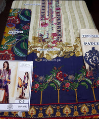 STYLE LOFT.PK Buy ZOYA Linen Collection 2019 Unstitched 3 Piece Suit D5