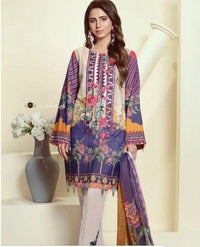 STYLE LOFT.PK Buy ZOYA Linen Collection 2019 Unstitched 3 Piece Suit D5