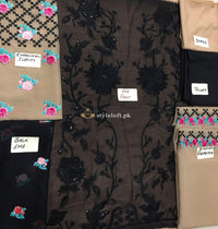 Charizma Chimmer Embroidered Chiffon Collection 2018