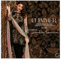 Charizma Chimmer Embroidered Chiffon Collection 2018