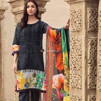 STYLE LOFT.PK Charizma Embroidered Lawn 3Pc Suit with Chiffon Dupatta CK-58