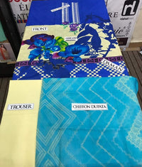 Charizma Embroidered Lawn Collection 2019 3Pc Suit CK-14