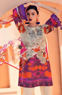 Charizma Embroidered Lawn Collection 2019 3Pc Suit CK-15