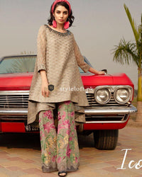 Charizma Embroidered Lawn Unstitched 2Pc Suit Boomering-Soiree