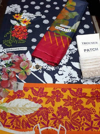 STYLE LOFT.PK Charizma Embroidered Lawn Unstitched 3 Piece Suit CRZ19BW 07 - Black And White Collection