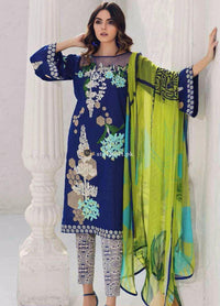 STYLE LOFT.PK Charizma Embroidered Linen Unstitched 3 Piece Suit CR-49B