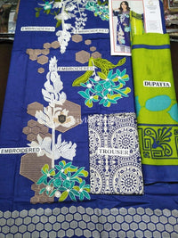 STYLE LOFT.PK Charizma Embroidered Linen Unstitched 3 Piece Suit CR-49B