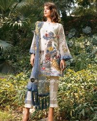 Charizma Festive Chiffon Collection 3Pc Suit 18-02-Classic