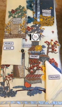 Charizma Festive Chiffon Collection 3Pc Suit 18-02-Classic