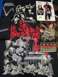 Charizma Khaddar 3Piece, Wool Shawl PS-25 Black