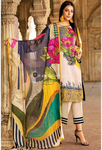 Charizma Lawn 3Pc - Chiffon Embroidered Dupatta CN-34