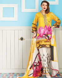 Charizma Lawn 3Pc - Chiffon Dupatta CN-46