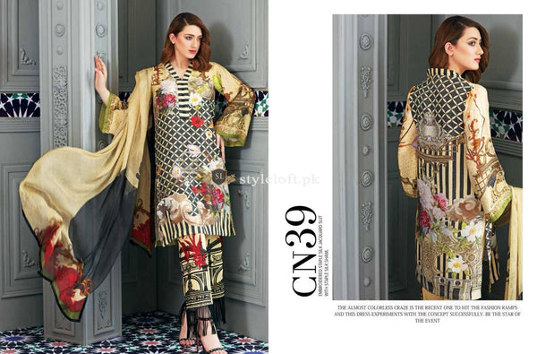 Charizma Lawn Collection 2019 3Pc Embroidered CN-39