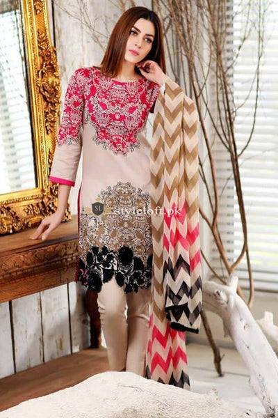 Charizma Lawn Collection 2019 3Pc Embroidered CR-34A